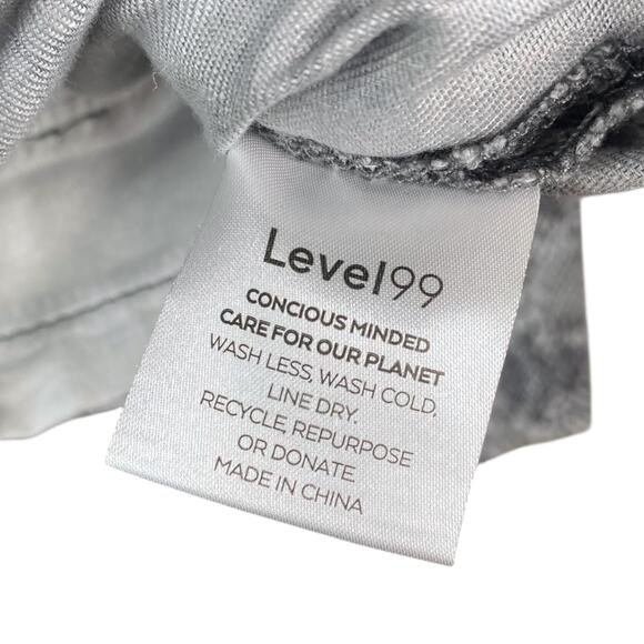 Anthropologie Level 99 Gray Snakeskin Python Blazer Suit Jacket SZ M - Picture 9 of 10